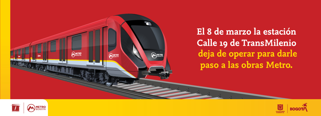 TransMilenio presenta alternativas de viaje para los usuarios de la estación Calle 19