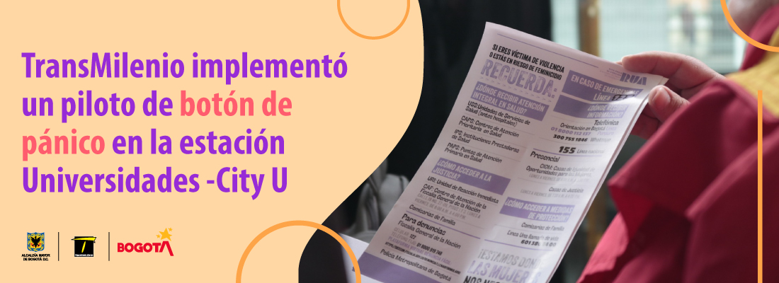 Reporta violencia de género o situaciones de alto riesgo con el piloto de botón de pánico