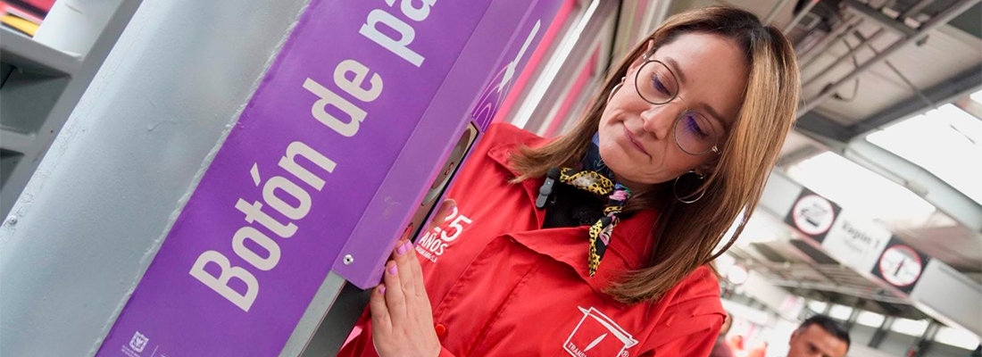 TransMilenio fortalece estrategias de seguridad para las mujeres que viajan en el Sistema
