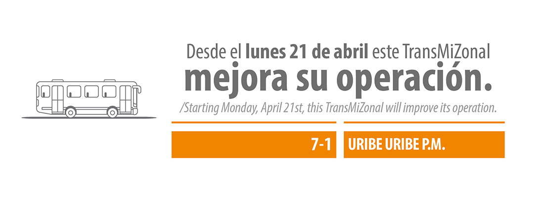 Ruta 7-1 modifica su recorrido