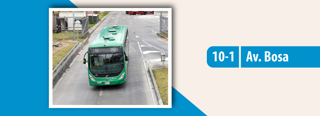 Servicio TransMiZonal 10-1 Avenida Bosa mejora sus horarios de operación