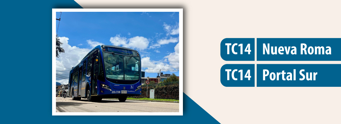 Nueva parada en el servicio TransMiZonal TC14 Nueva Roma