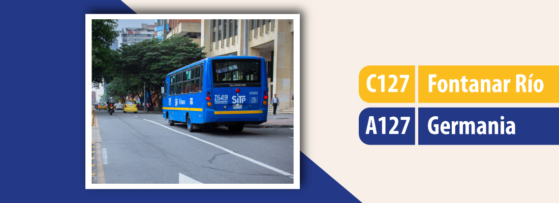 TransMiZonal C127 - A127 Germania modifica su operación