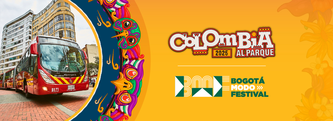 Vive el Festival Colombia al Parque 2025 con TransMi y a precios justo