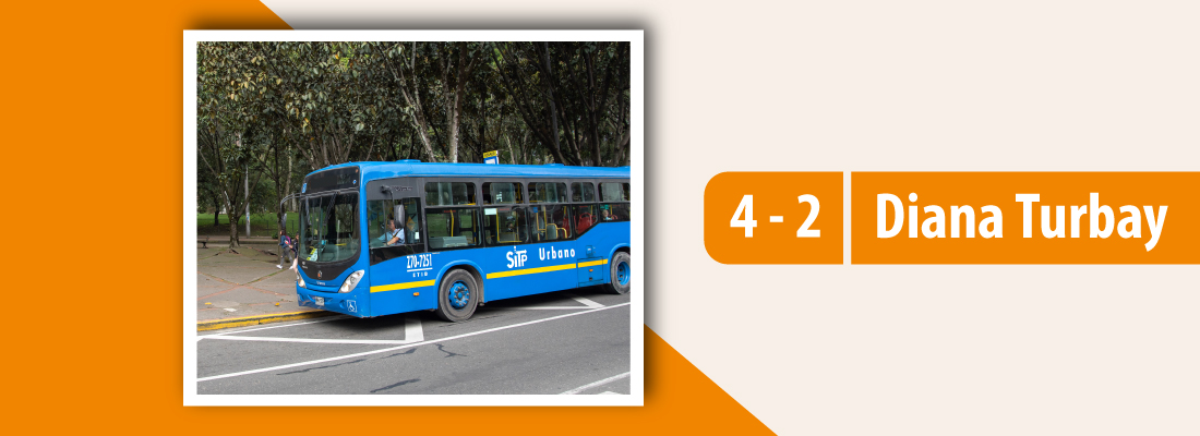 Servicio 4-2 Diana Turbay modifica su operación en el sector de San Agustín