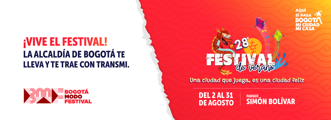 Bogotá te lleva y te trae con TransMi al Festival de Verano