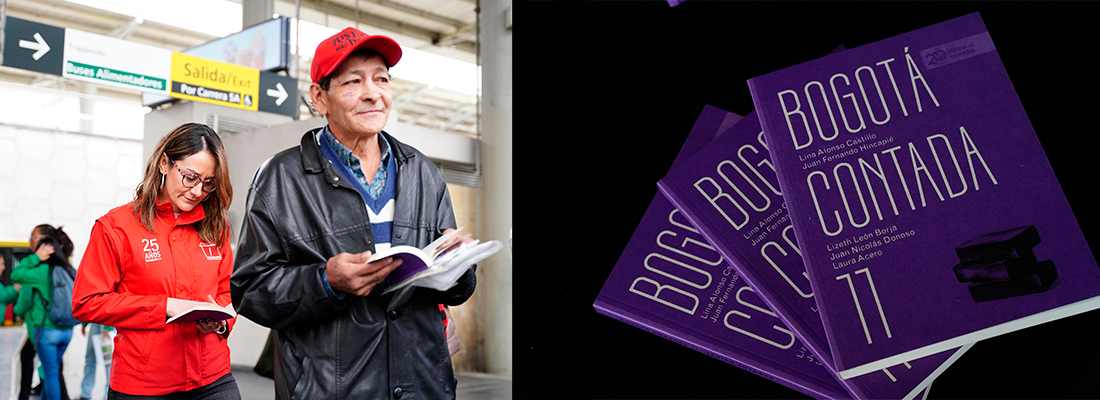 Bogotá celebra su cumpleaños 487 con entrega masiva de Libro al Viento en TransMi