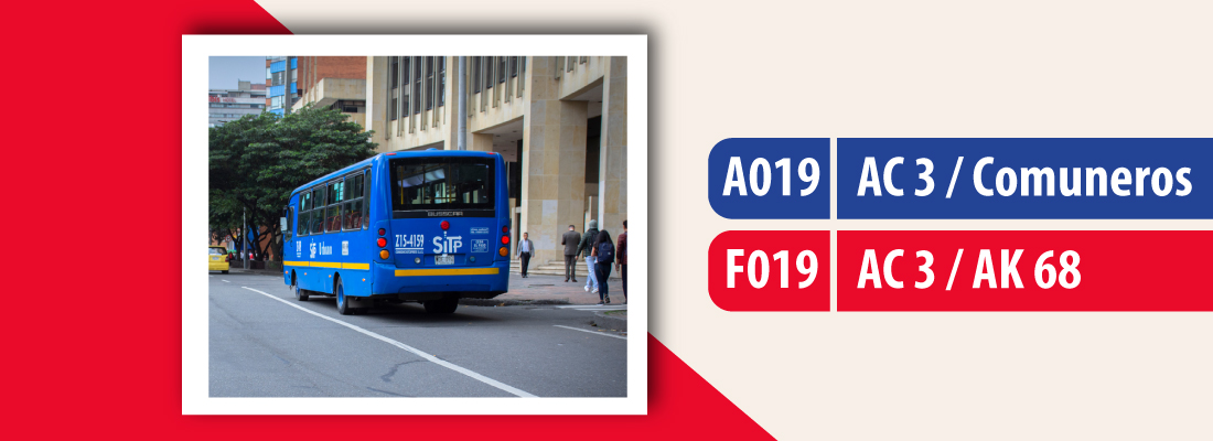 Conoce el nuevo servicio TransMiZonal A019 - F019