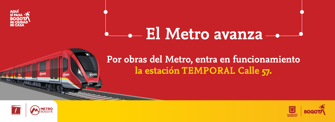 Inicia operación estación temporal Calle 57, la segunda en la troncal Caracas Centro