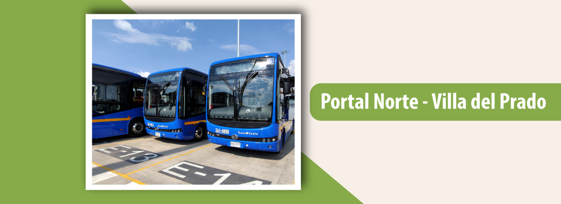 Conoce los servicios que te movilizan desde el Portal Norte hasta Villa del Prado