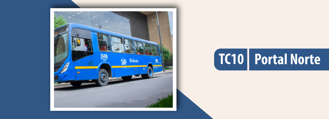 Servicio TransMiZonal TC10 Portal Norte mejora sus horarios