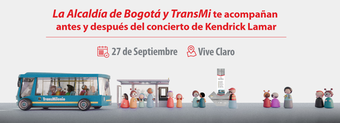 Bogotá facilita el regreso a casa de los asistentes al concierto de Kendrick Lamar