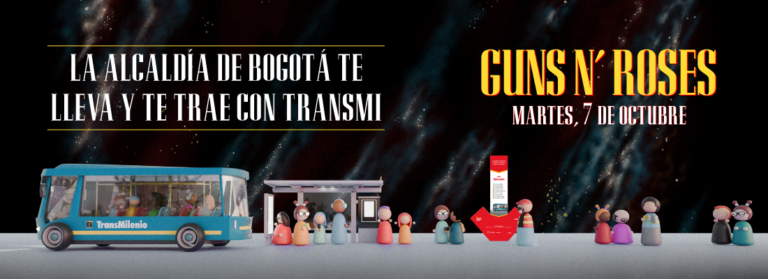 Bogotá facilita el regreso a casa de los asistentes al concierto de Guns N’ Roses