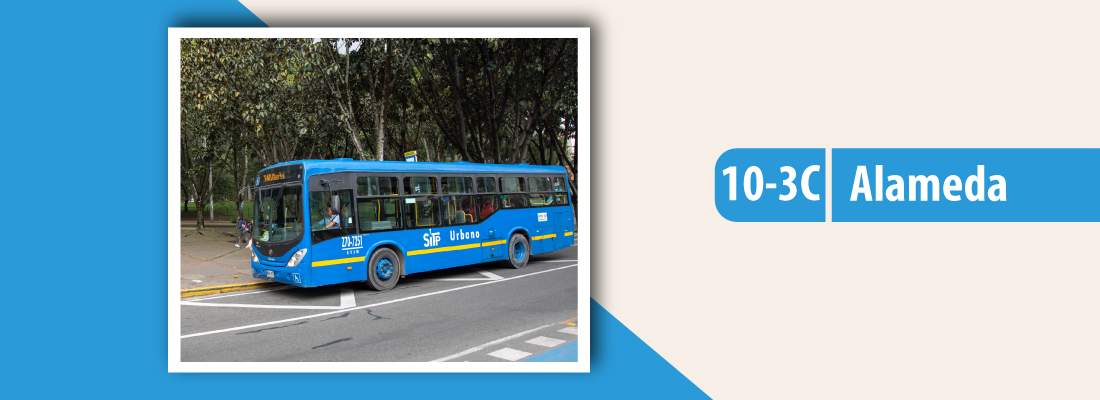 Servicio TransMiZonal 10-3C adiciona una parada a su recorrido