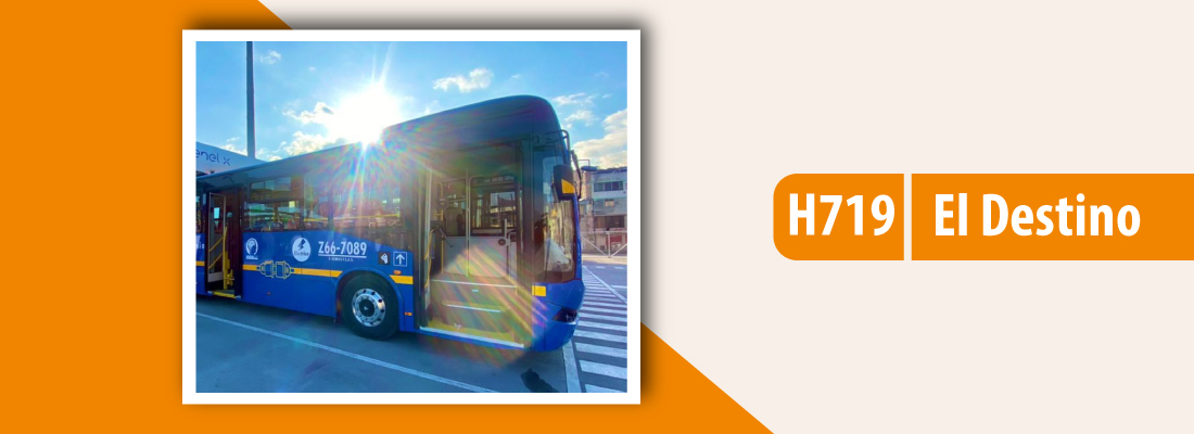 Servicio TransMiZonal H719 modifica su horarios de operación