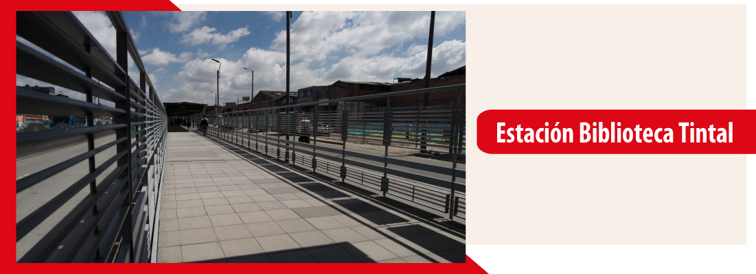 Se abre el acceso norte de la estación Biblioteca Tintal