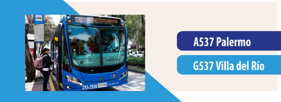 Servicio TransMiZonal A537 Palermo – G537 Villa del Río cambia su horario
