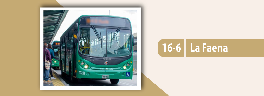 TransMiZonal 16-6 La Faena incorpora nueva parada en el sector de Mirador